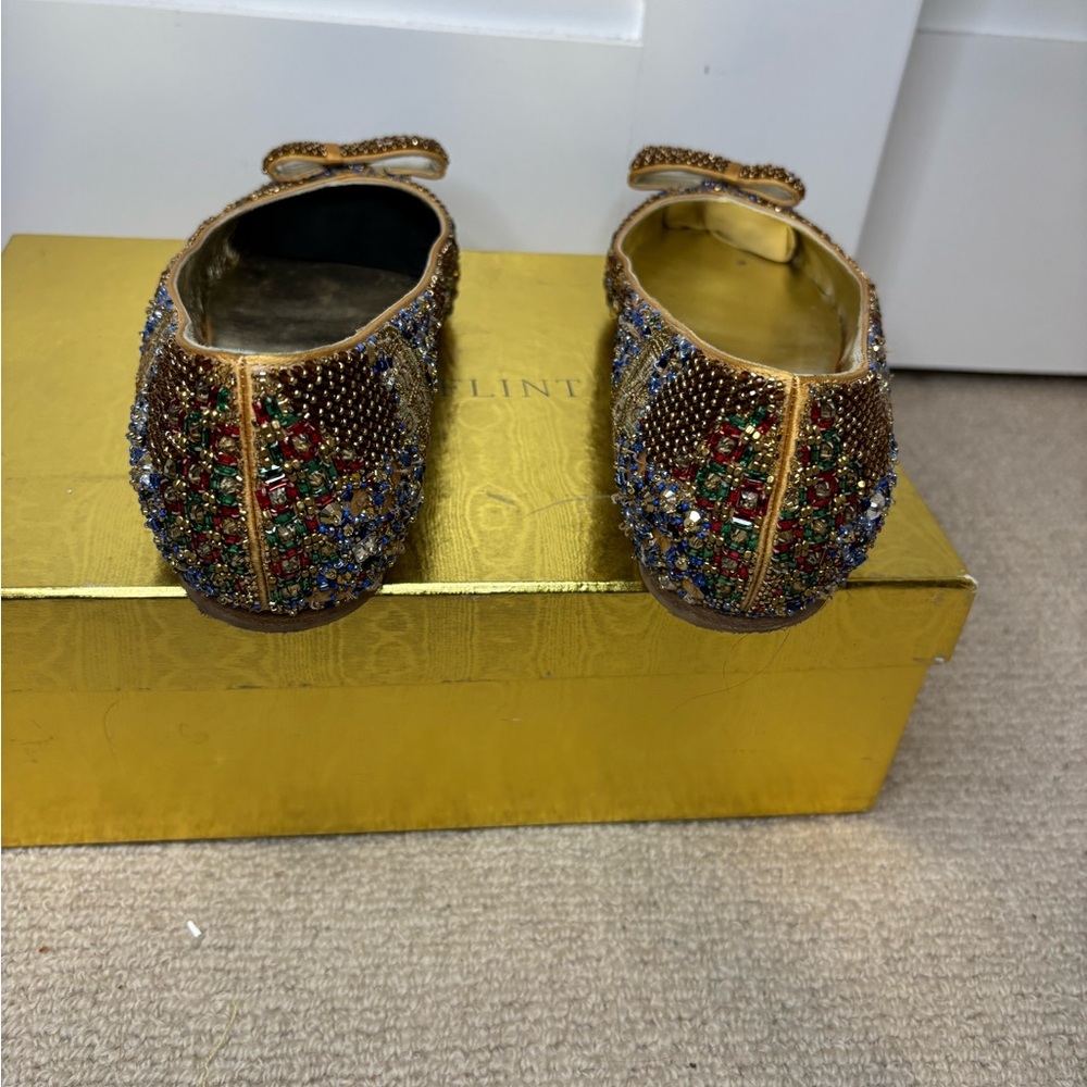****SOLD*** Sarah Flint The Woman in Gold Limited Edition Natalie Flats - Picture 11 of 16